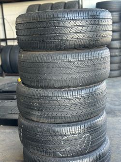 SET OF TIRE 255 50 20 BRIDGESTONE 85% LIFE