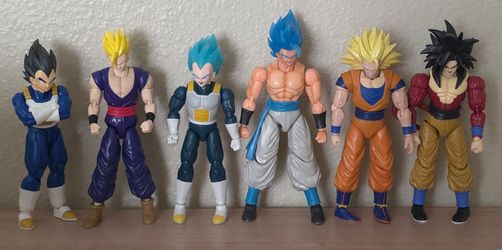 Dragon Ball Z Action Figures Set of 6