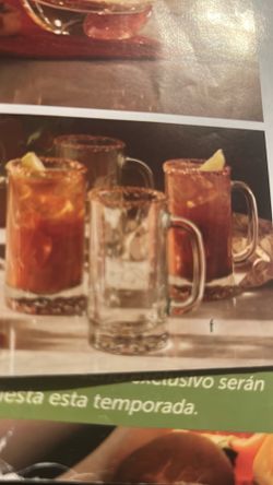 Set de cuatro Cerveceros de Princess house Nuevos
