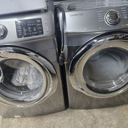 Samsung Washer And Dryer Set Electric 