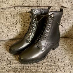 DUNE LONDON Dune Prestone Ladies Leather Boots Black Size US 8 EU 39