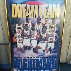 1992 USA Basketball Dream Team Michael Jackson Poster