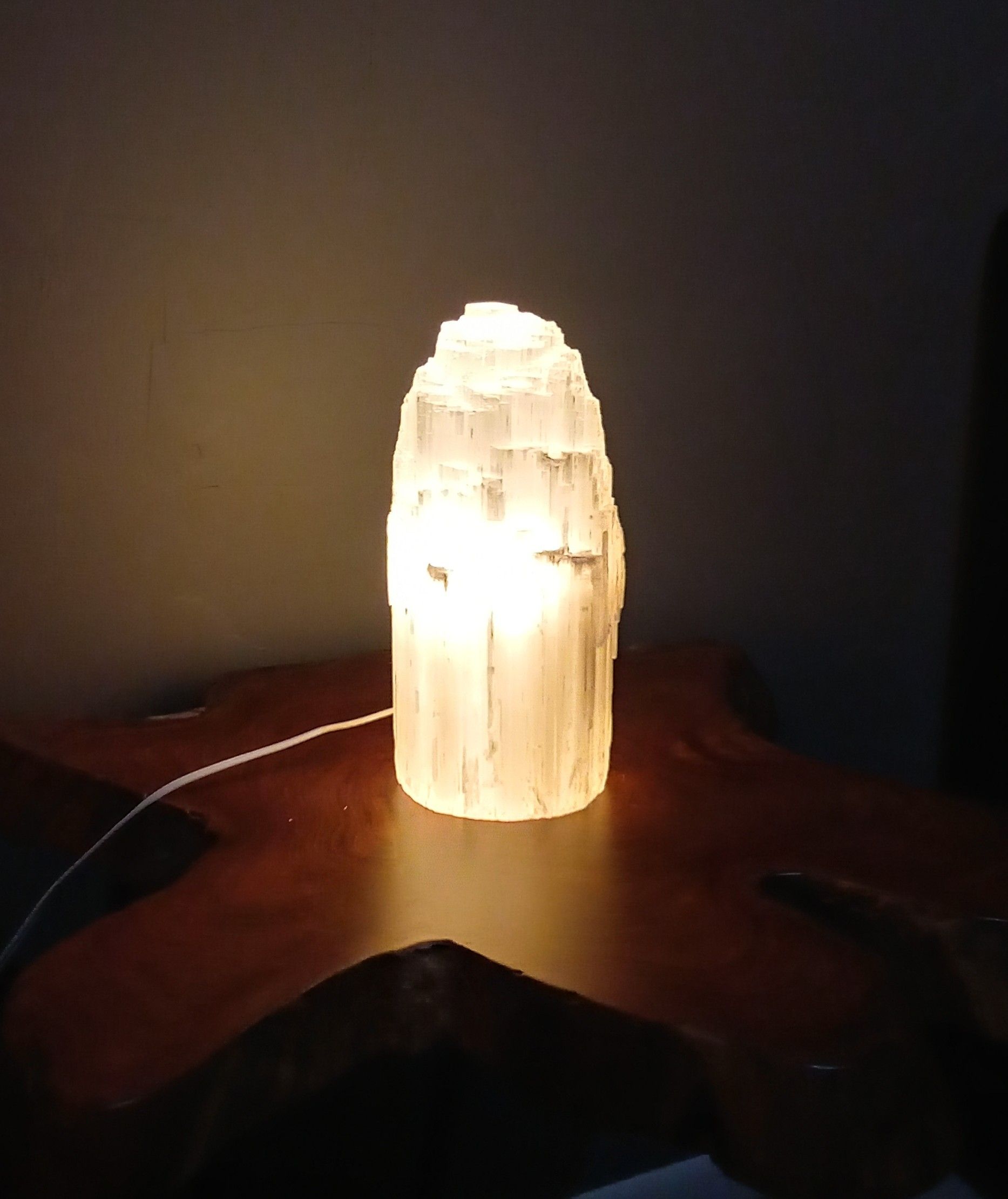 Selenite Lamp