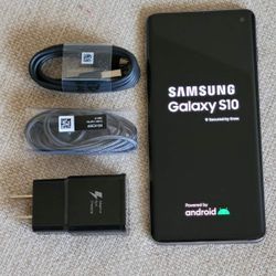 Samsung Galaxy S10 , 128GB  , Unlocked  for all Company Carrier ,  Excellent Condition Like New 