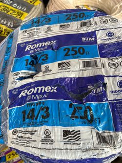 New romex wire 14/3