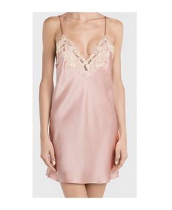 La Perla Maison pink lace slip XS