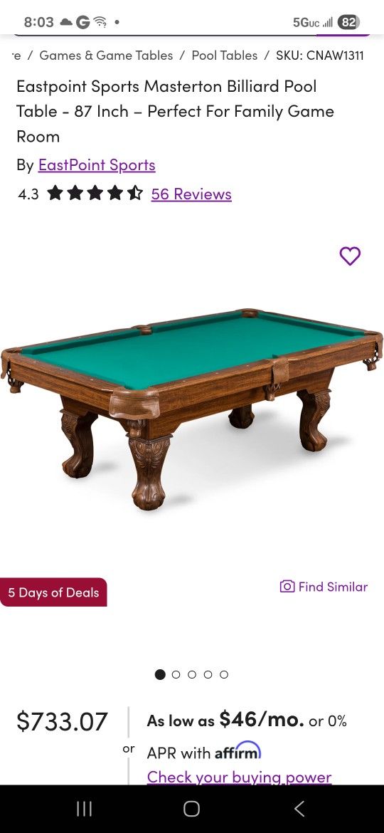 Pool Table