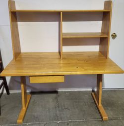 Wood Desk 48 L X 27 D X 27 H