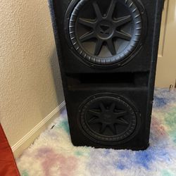 12 Inch Speaker Box.   Speakers Are Included