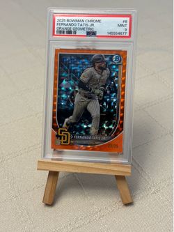 Fernando Tatis Jr. Bowman Orange /25 PSA 9 PADRES