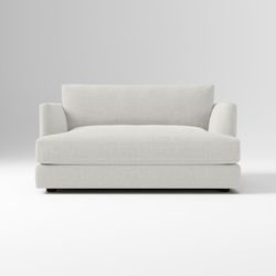 West Elm Haven Twin Sleeper Apartment Loveseat USA Made (55")