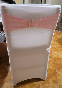 Listones para sillas Pink chair spandex shashes