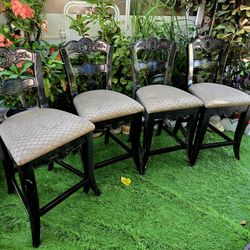 Powell Hills of Provence Bar Stool in Antique Black