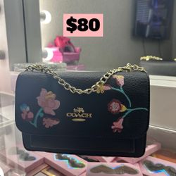 Flower Coach Purse 