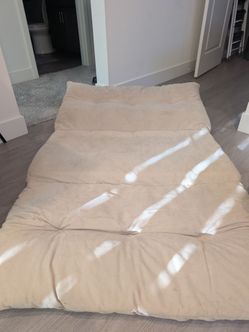 Convertible floor couch / bed