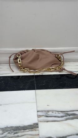Beige handbag