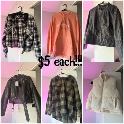 Women’s Jackets & Hoodies Size Large/XL