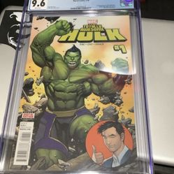 Awsome Hulk Number 1  Slab 9.6