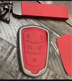 Key Fob Cover Case for Cadillac CT4 CT5 ATS ХТ5 XT6 with keychain