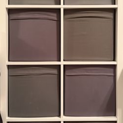 IKEA Kallax Shelf Unit With Storage Boxes