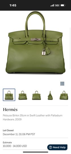 Brand New Hermes Pairs Bag