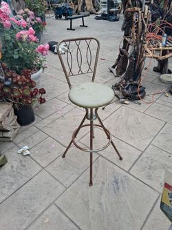 Vintage swivel bar stool