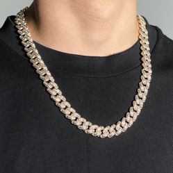 Iced Out Cuban Link Gold Plated