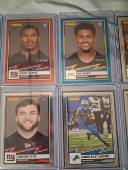 Panini NY Giants RC Lot – Dart, Skattebo, Carter