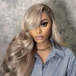 30” Ash Blonde Lace Front Body Wave Wig