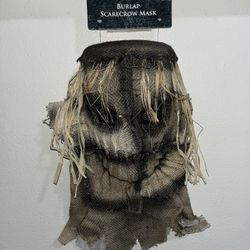 Burlap Scarecrow Mask