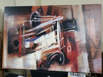 Abstract canvas 35" x 24" by 1"