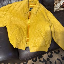 Unisex Quilted Leather Jacket 