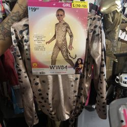Halloween Costume Girls Cheetah