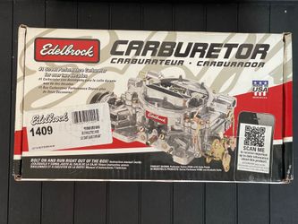 Carburetor Edelbrock Performer #1406 600 CFM W/ Electric Choke, Satin