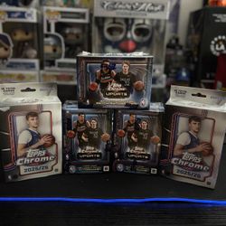 2025/26 Topps Chrome Basketball Update Box Lot