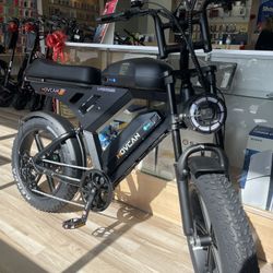 Double Dual Battery Electric Bike! Cruiser Fat Tire ebike Financing Deal Available Today! No Credit Needed! $10 To $100 Down Payment 