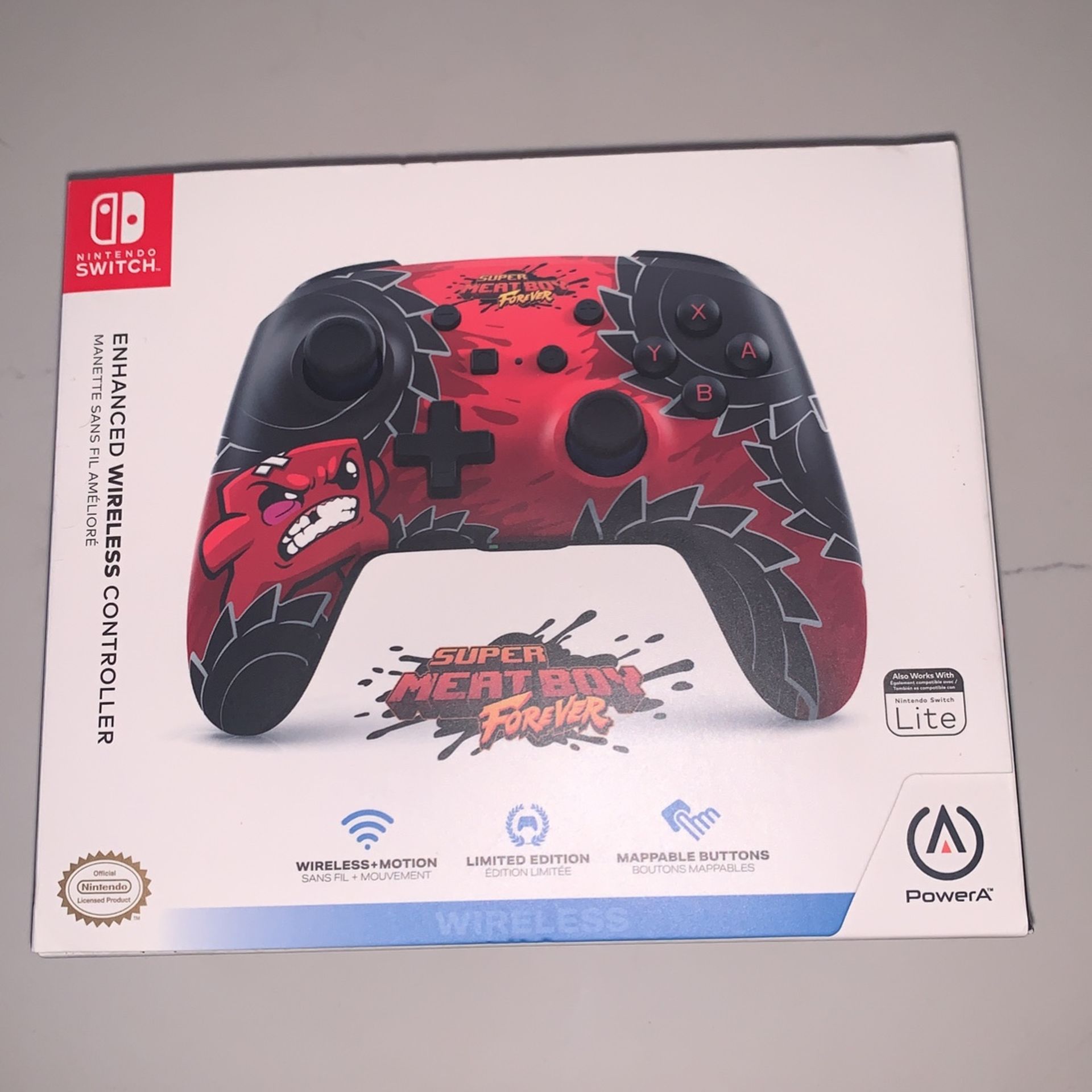 Super Meat Boy Limited Edition Nintendo Switch Pro Controller