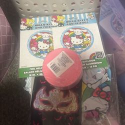 hello kitty bday decor 