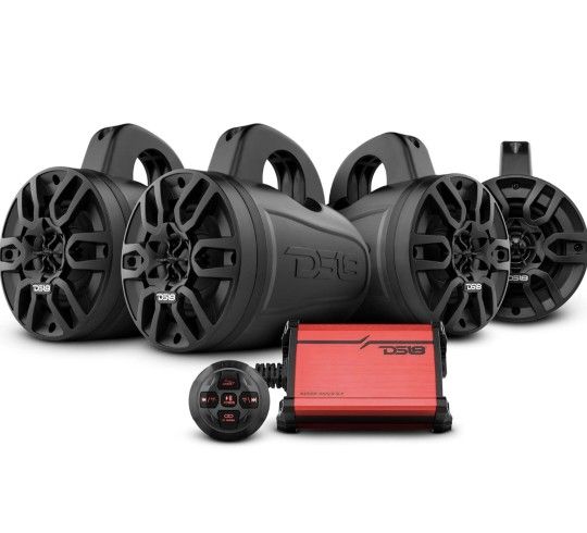 DS18 Speaker 6.5 And Amplifier Marine 