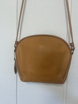 Vintage Coach Minetta Zip Crossbody Bag
