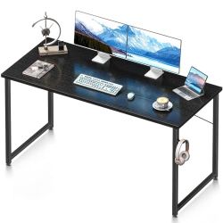 New 55” Black Computer Desk 