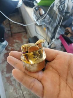 Evans Gold Tone Petrol Table Lighter Insert