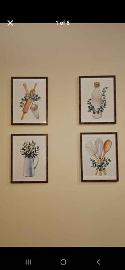 Framed Home Decor- floral sets