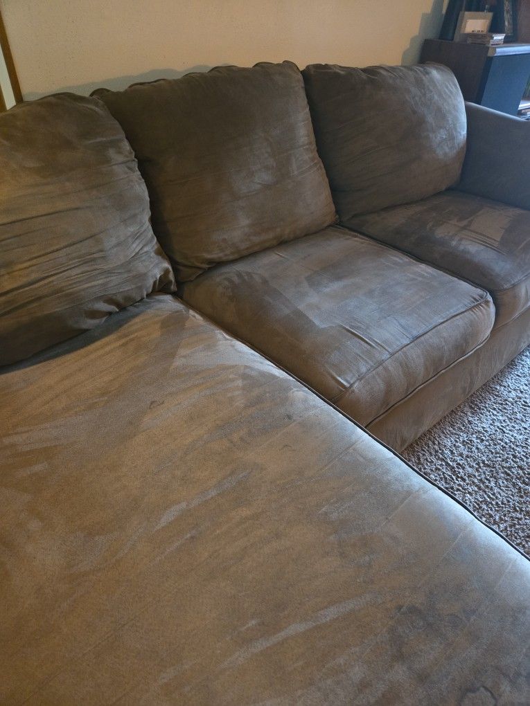 L Shaped Couch Microfiber