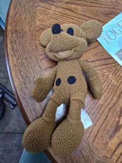 Special Edition Disney + AE Plush Mickey Mouse 13" Brown Fleece
