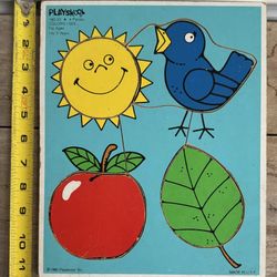 Vintage Tray Puzzle Playskool Colors I See just $5 xox