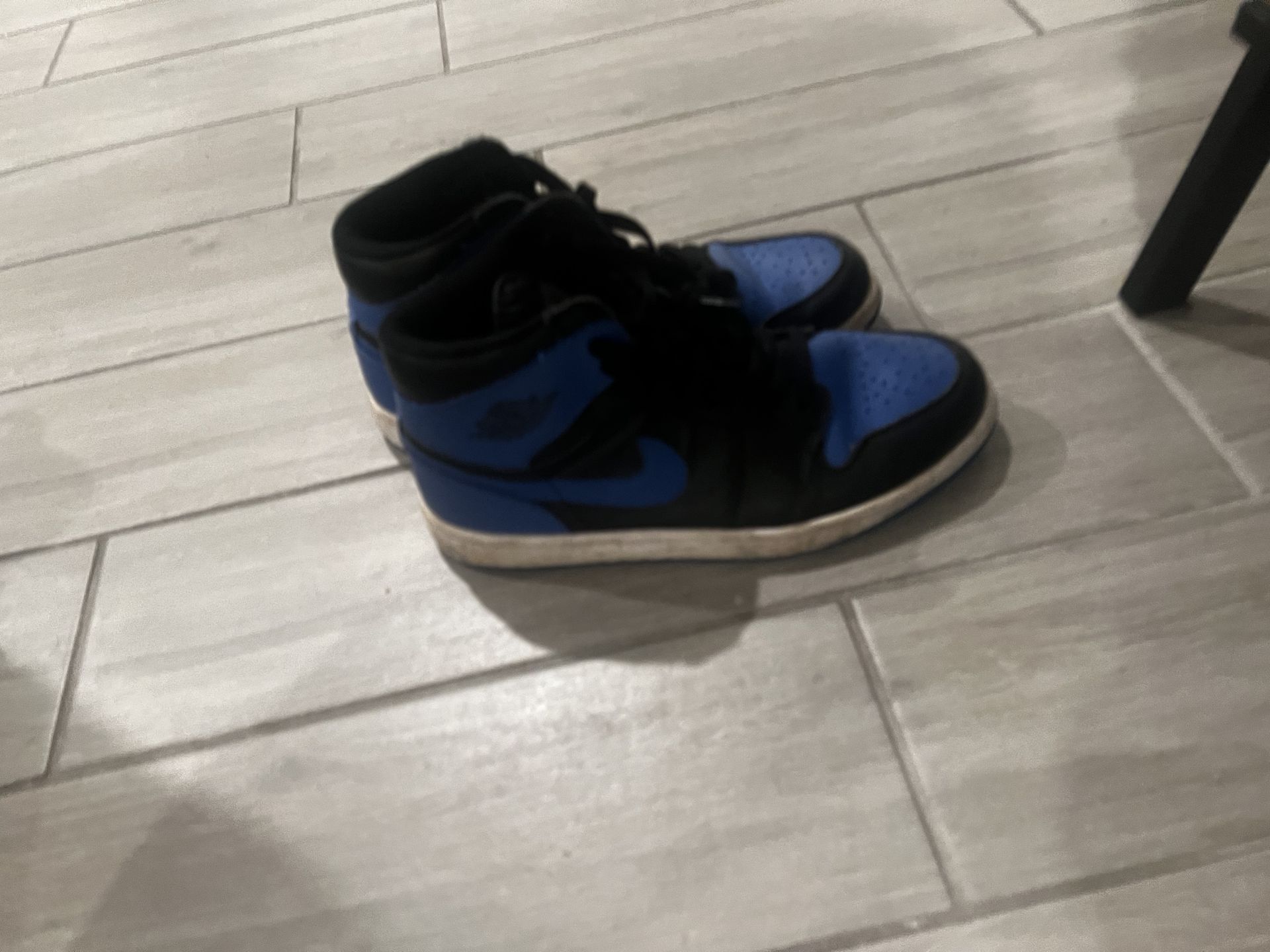 Jordan 1’s (blue and black)