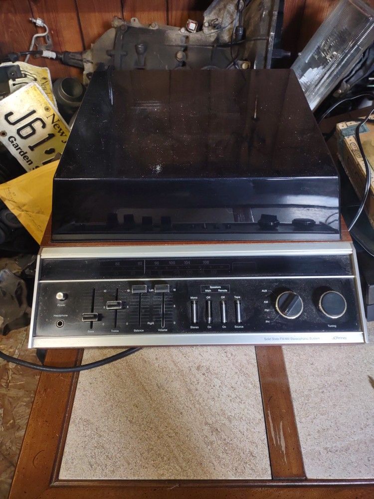 Vintage JCPenney Record Player