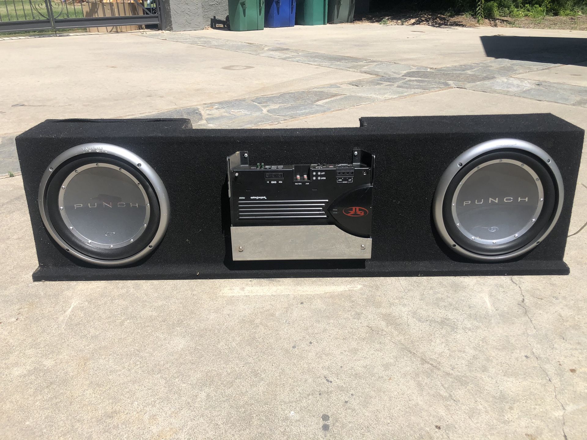 Rockford Fosgate Punch P2 Subwoofers and P5002 amp