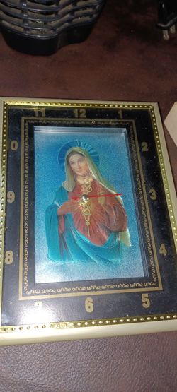 Virgin Mary Clock